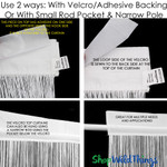 Velcro & Rod Pocket Curtains, Versatile Silky String Curtains for Home or as Wedding & Event Backdrops by ShopWildThings.com