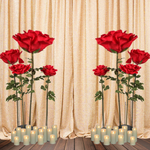 Make a grand gesture of love with Jumbo Roses by ShopWildThings. Don't forget to complete the look with Champagne Lurex Drape and LED Candles- all available on ShopWildThings.com Make a grand gesture of love with Jumbo Roses by ShopWildThings. Don't forget to complete the look with Champagne Lurex Drape and LED Candles- all available on ShopWildThings.com