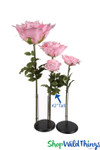 ShopWildThings Lifesize Pink Flowers Come in Several Sizes and Colors ShopWildThings Lifesize Pink Flowers Come in Several Sizes and Colors