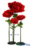 Artificial Giant Fabric Prop Roses for Party and Event Decorating by ShopWildThings.com Artificial Giant Fabric Prop Roses for Party and Event Decorating by ShopWildThings.com