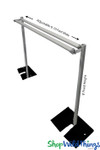 Height & Width Adjustable Pipe & Drape Kit, Step & Repeat Backdrop Stand by ShopWildThings.com