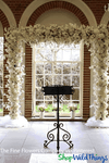 Square Flower Arch Backdrops by ShopWildThings Metal Stands Square Flower Arch Backdrops by ShopWildThings Metal Stands