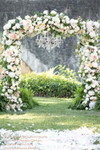 Flower Arch Backdrop with Hanging Chandelier, Wedding & Event Ideas by ShopWildThings.com Flower Arch Backdrop with Hanging Chandelier, Wedding & Event Ideas by ShopWildThings.com