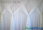 Freestanding Wedding & Event Curtain Backdrop by ShopWildThings.com Freestanding Wedding & Event Curtain Backdrop by ShopWildThings.com