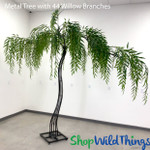 Weeping Willow Branches, Making a Tree with Artificial Branches Weeping Willow Branches, Making a Tree with Artificial Branches