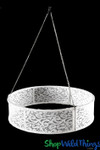 Chandelier Frame 23.5" Drum Style with White Lace, ShopWildThings.com