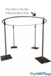 COMING SOON! Round Crossbars Pipe & Drape 10' Chuppah Gazebo - 4 Pcs. Pro Series