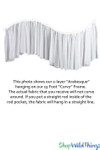 Thin fabric ceiling panels Sheer Curtains Ceiling Drapes | Amazing Ceiling Installations | ShopWildThings.com