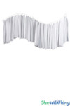 Sheer 16' Ceiling Decorations for Weddings | White Sheers | ShopWildThings.com