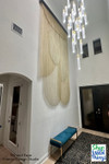 Create Showstopping Wall Art with Lynx Aluminum Chain Curtains by ShopWildThings.com! We offer a wide variety of Lynx curtains in stock and ready to ship (perfect for quick design updates!), but don't forget we can also fully customize your order.

From length and width to curtain rail type and even color, create a statement piece that's uniquely you.  Plus, these fire-resistant curtains (made from non-combustible aluminum) are perfect for retail and commercial spaces! Shop now and let your creativity flow!

Large Hanging Metal Chain Wall Art Decor – Interior Design