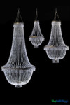 Huge Crystal Event Chandeliers for Weddings and Large Functions ShopWildThings.com