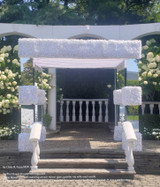 Mirrored Wedding Chuppah Gazebo | 4 Post Event Canopy | ShopWildThings.com