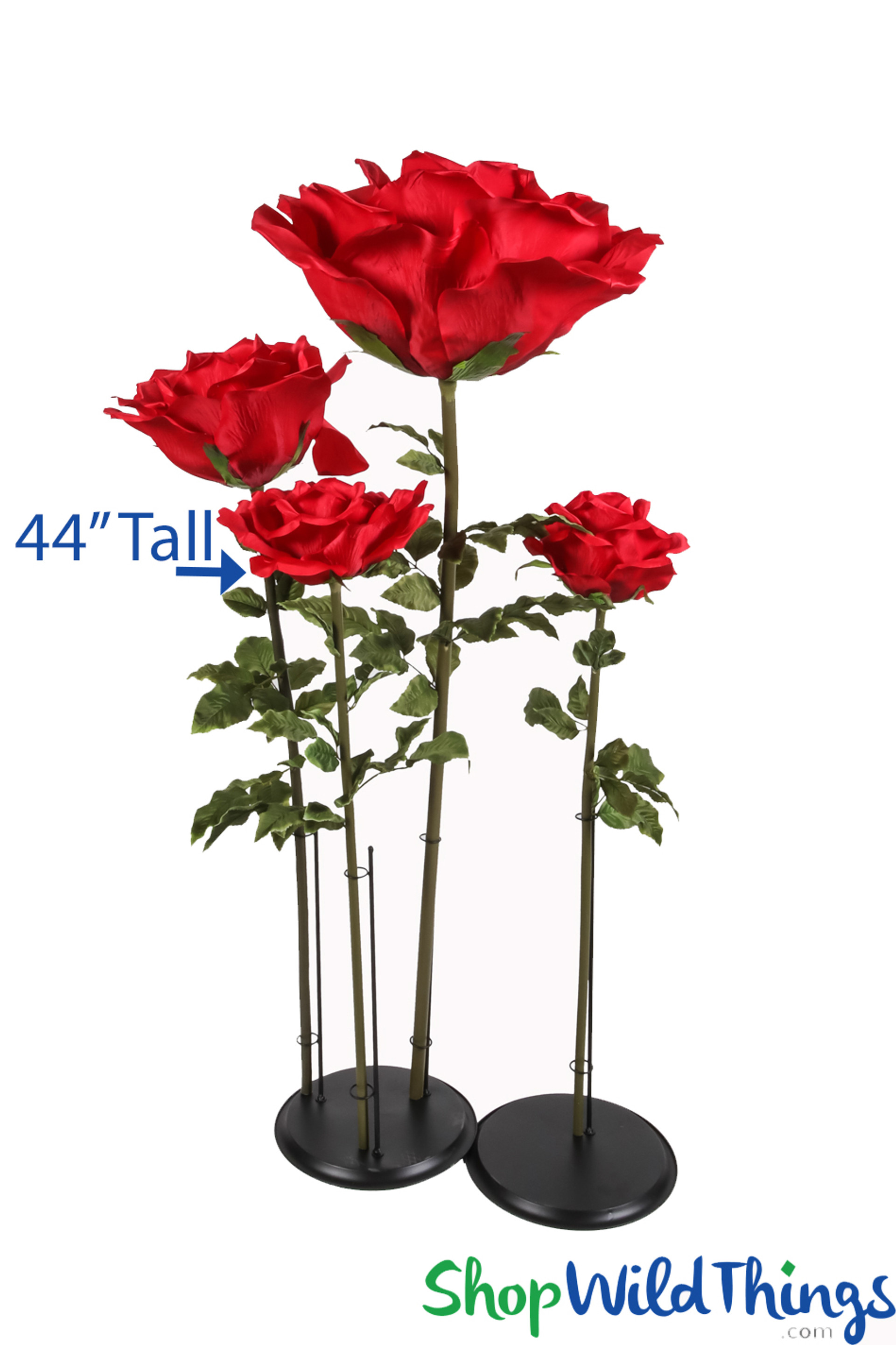 Giant Roses for Parties Jumbo Floral Accents