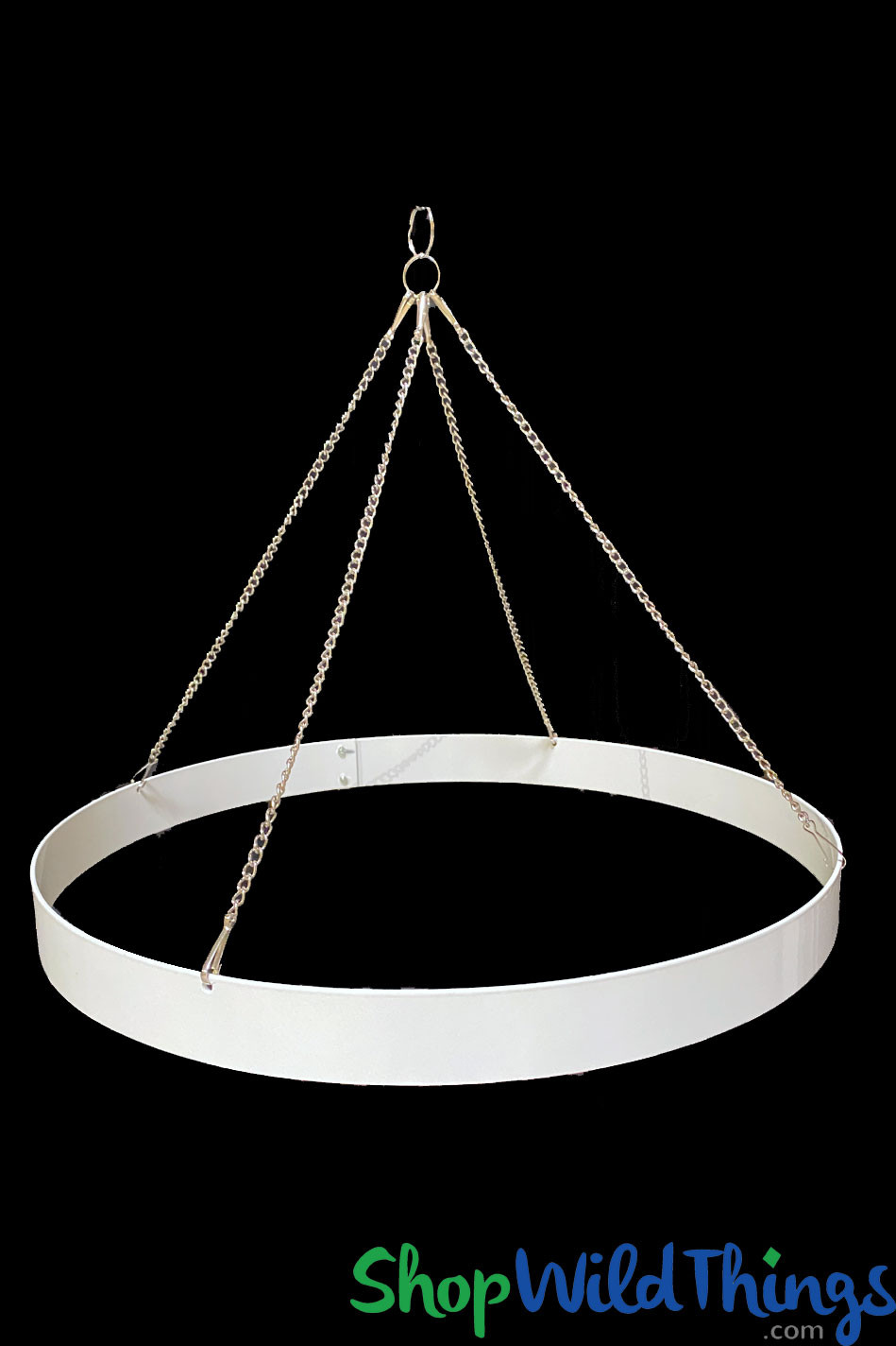 Round Chandelier Frame DIY Hanging Floral Chandelier