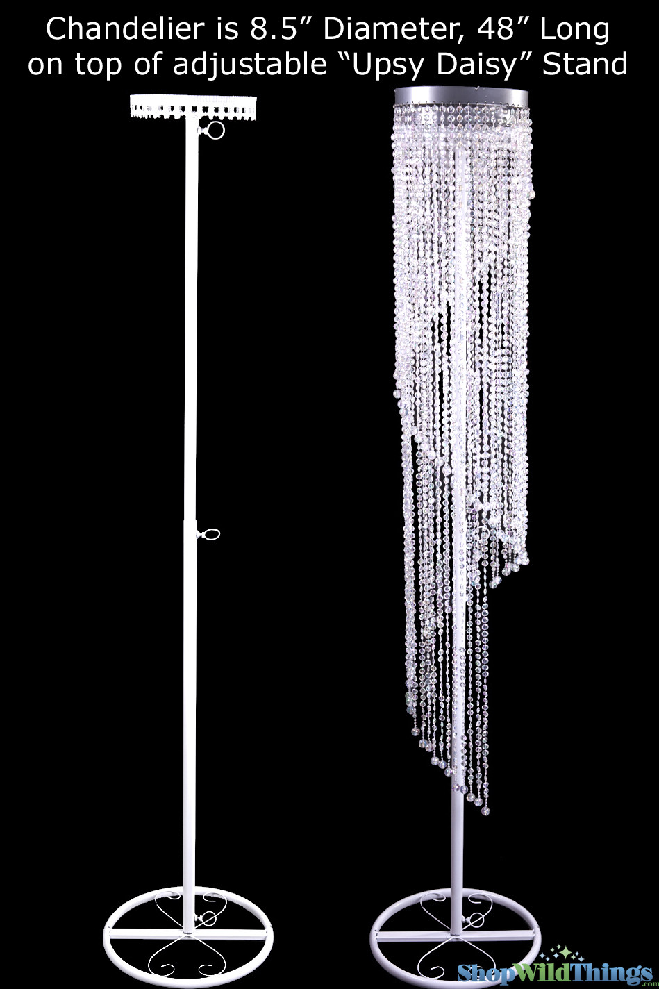 centerpiece riser, floral riser, chandelier stand, wedding centerpiece ...