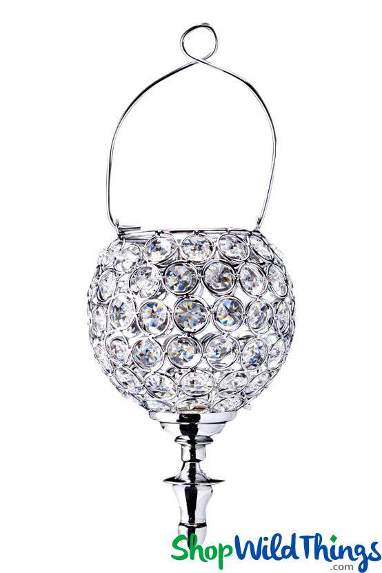 Hanging Beaded Crystal Candle Holder Video Wedding & Event Decor