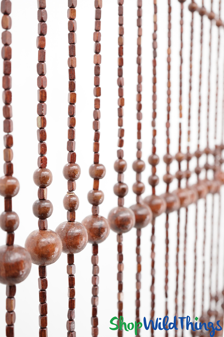 Decorative Wooden Beaded Curtains|ShopWildThings.com