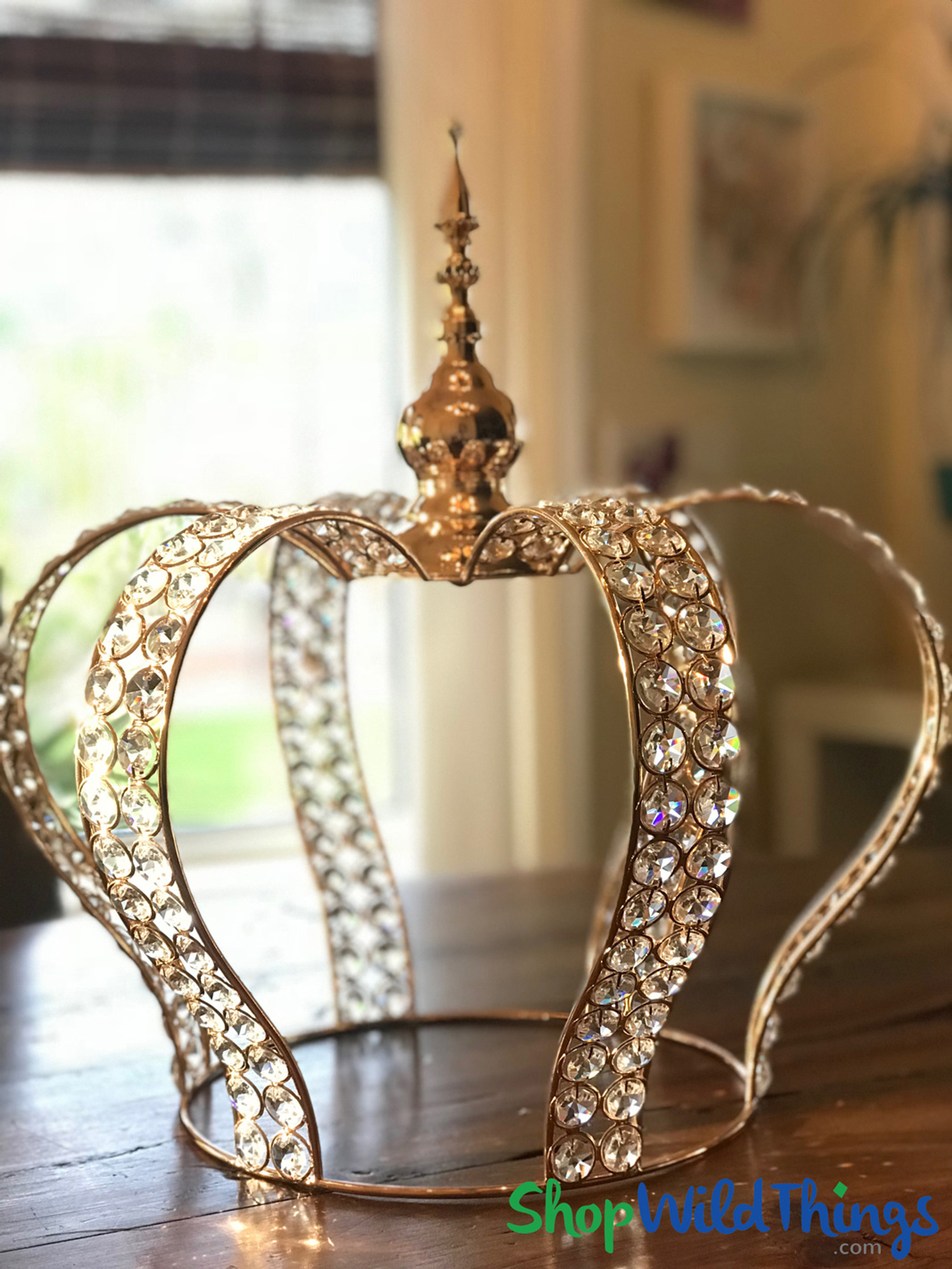 Beaded Crystal Crown Decorationshuge Centerpieces