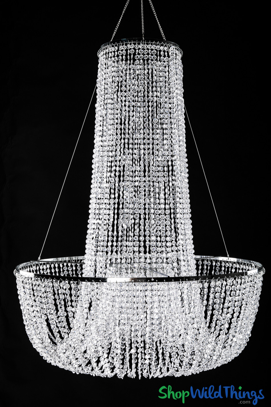 Swag Light Chandelier 30"H x 23.5"W