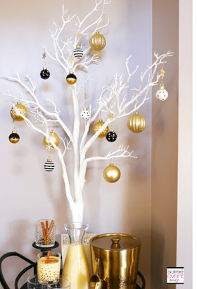 Soiree Event Design - Holiday Bar Cart