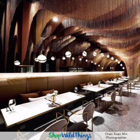 Using Metal Chain Curtains As Luxury Focal Points