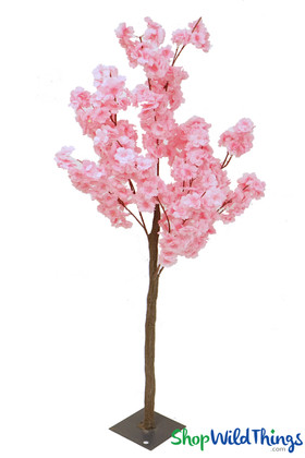 Artificial Pink Flower Tree for Tabletop Party Centerpiece ShopWildThings.com