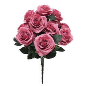 Rose Bush Flower Spray | Artificial Centerpiece Bouquets | Silk  Roses | ShopWildThings.com