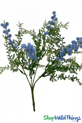 Blue Wildflowers Artificial Floral Spray Filler ShopWildThings.com