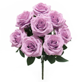 Lilac Purple Color Roses Artificial Florals High Quality ShopWildThings.com