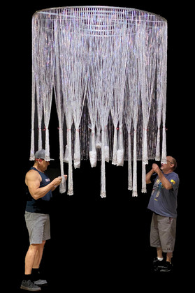 Giant Chandelier Frame Custom Props Custom Chandeliers HUGE ShopWildThings.com