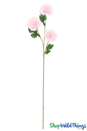 Artificial Mum Flower Stem Extra Long Pink Flowers ShopWildThings.com