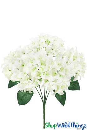Cream White Bougainvillea Bouquet Artificial Florals ShopWildThings.com Flowers