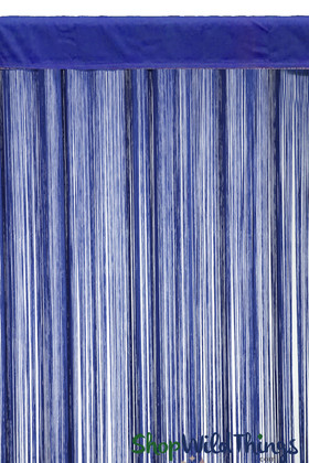 Blue String Curtain Color #1 Blue from Color Card