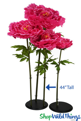 Fuchsia Pink Lifesize Peony Flowers Come in Several Sizes and Colors ShopWildThings
