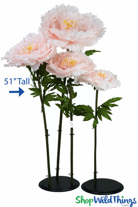 Oversized XL Blush Pink Peony Flowers Come in Several Sizes and Colors ShopWildThings
