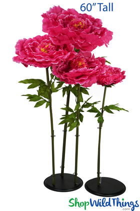 Oversized XXLFuchsia Pink Peony Flowers Come in Several Sizes and Colors ShopWildThings