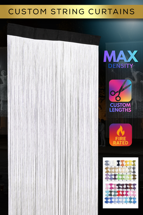 Projection String Drapery Curtains for Stage Design, Special Events