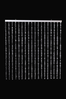 3 Foot Long Crystal Non-Iridescent Sparkling Beaded Curtains for Backdrops | ShopWildThings.com