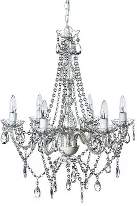 Clear Crystal Large Chandelier for Weddings and Events, ShopWildThings.com