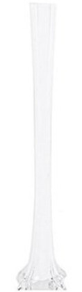 Eiffel Tower Vases - White - 16" - Minimum 12 Pcs