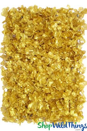 Metallic Gold Hydrangea Flower Wall Backdrop Panels ShopWildThings.com