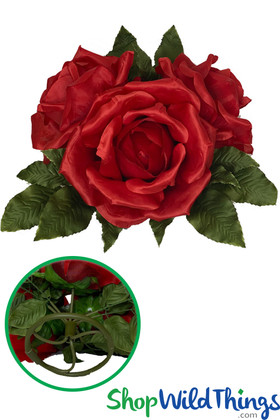 Huge Red Rose Centerpiece Tabletop Display ShopWildThings Event decor