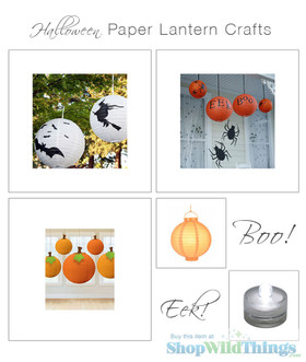 Paper Lanterns make DIY Halloween Decor a Snap!