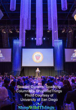 USD Gala Decor ShopWildThings Crystal Columns