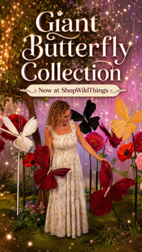 The Enchanted Garden with Butterflies and Flowers
