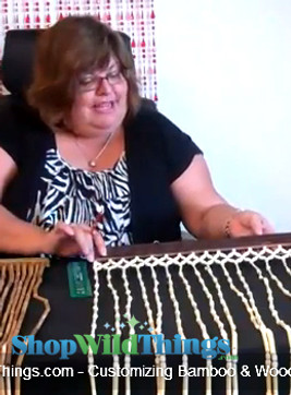 VIDEO: Bamboo & Wood Beaded Curtains-Cutting Width