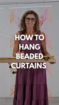 VIDEO: How to Hang Beaded Curtains