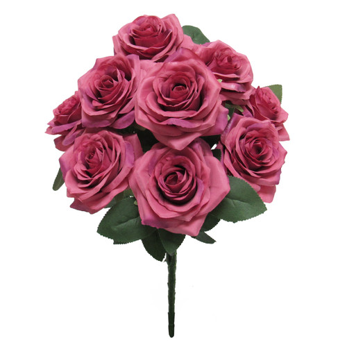 Dark Mauve Artificial Flower Bouquet - ShopWildThings