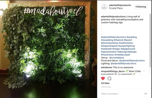 Artificial Greenery Wall by ShopWildThings.com