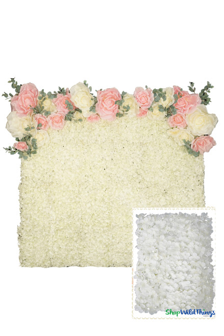 Flower Wall Backdrop Kit Hydrangeas | ShopWildThings.com